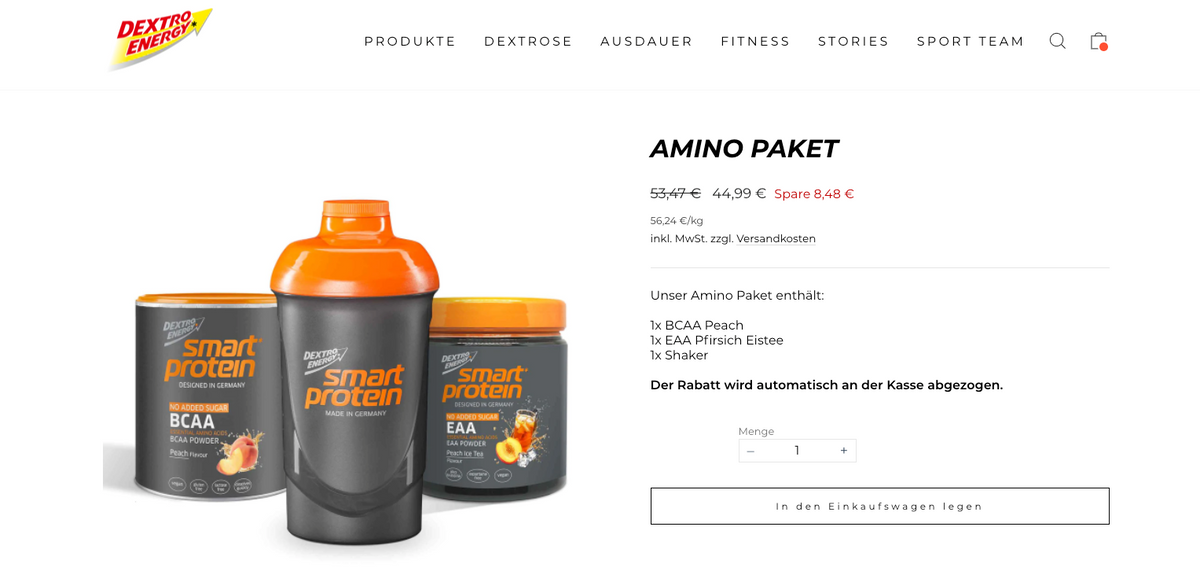 Dextro Energy Bundle Amino Paket