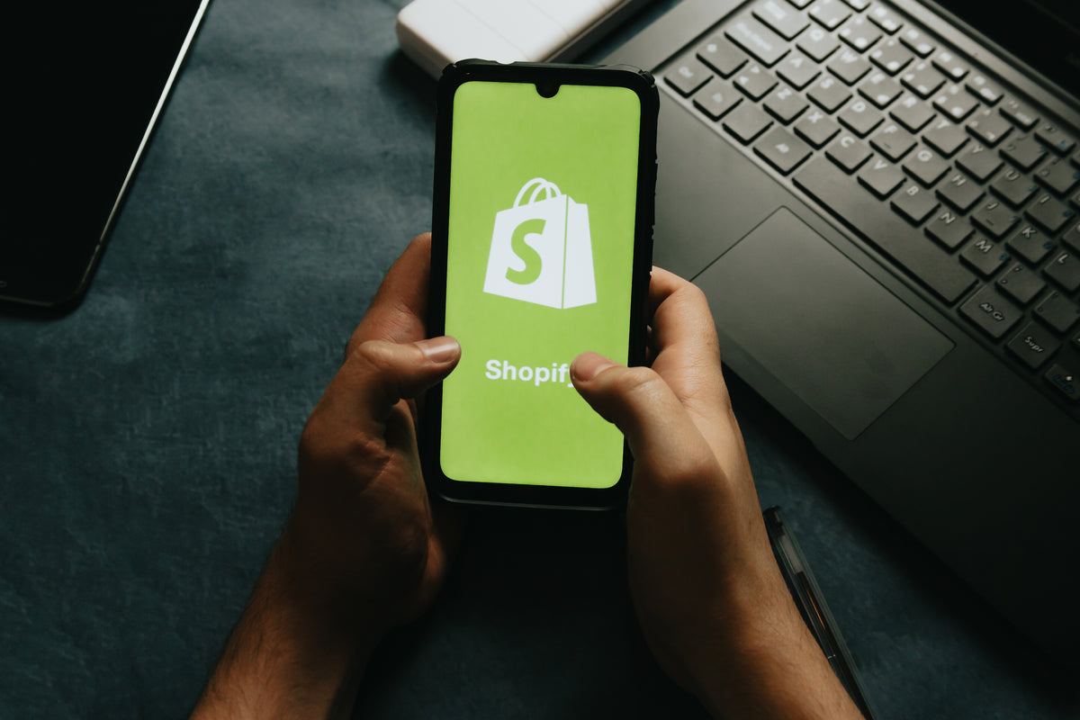 Shopify als Smartphone Display